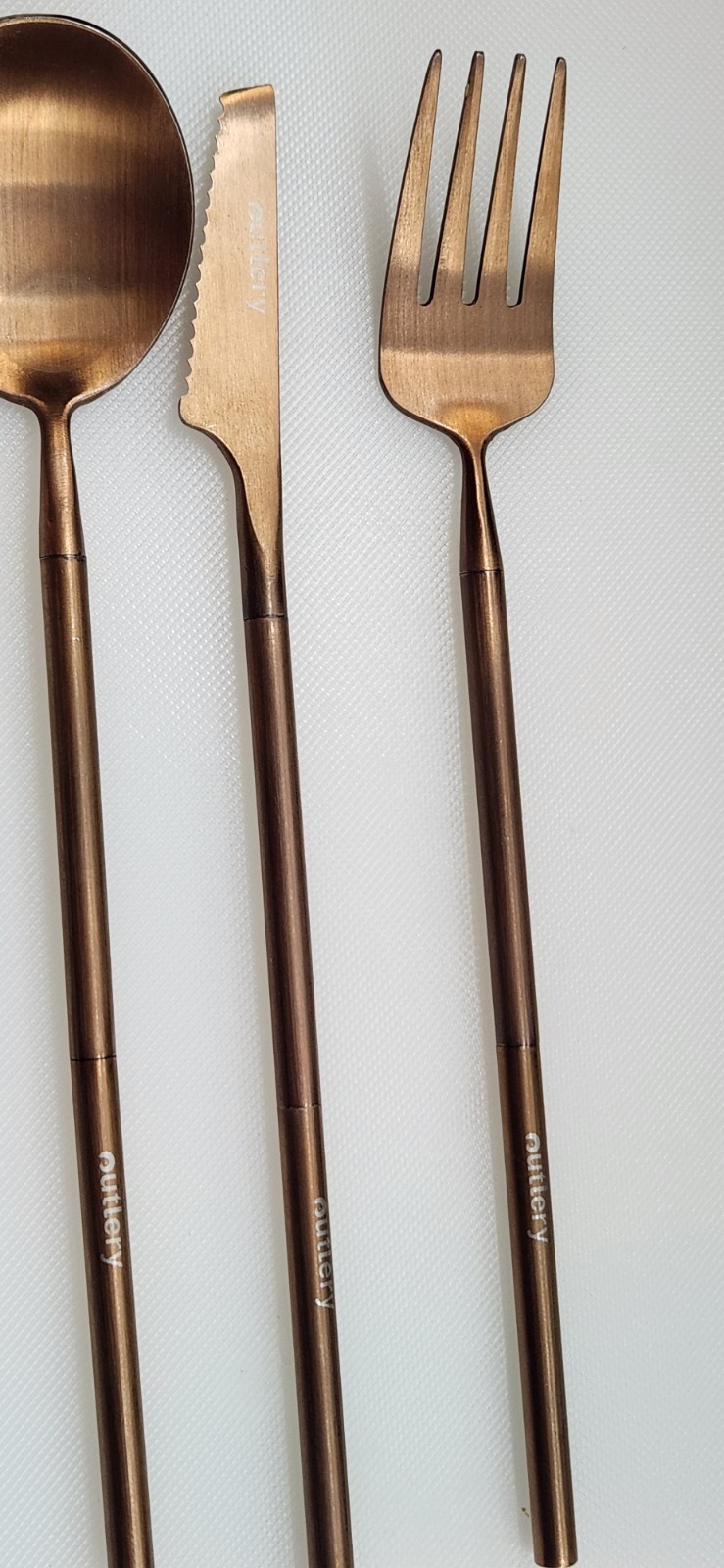 Outlery Portable Travel Cutlery Set Spoon Fork Knife Reusable Camping...