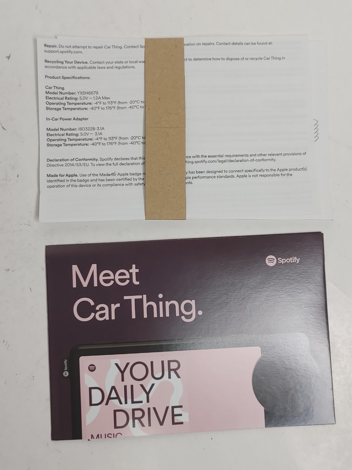 Car Thing Model YX5H6679 Discontinued! Powers On Excellent Condition