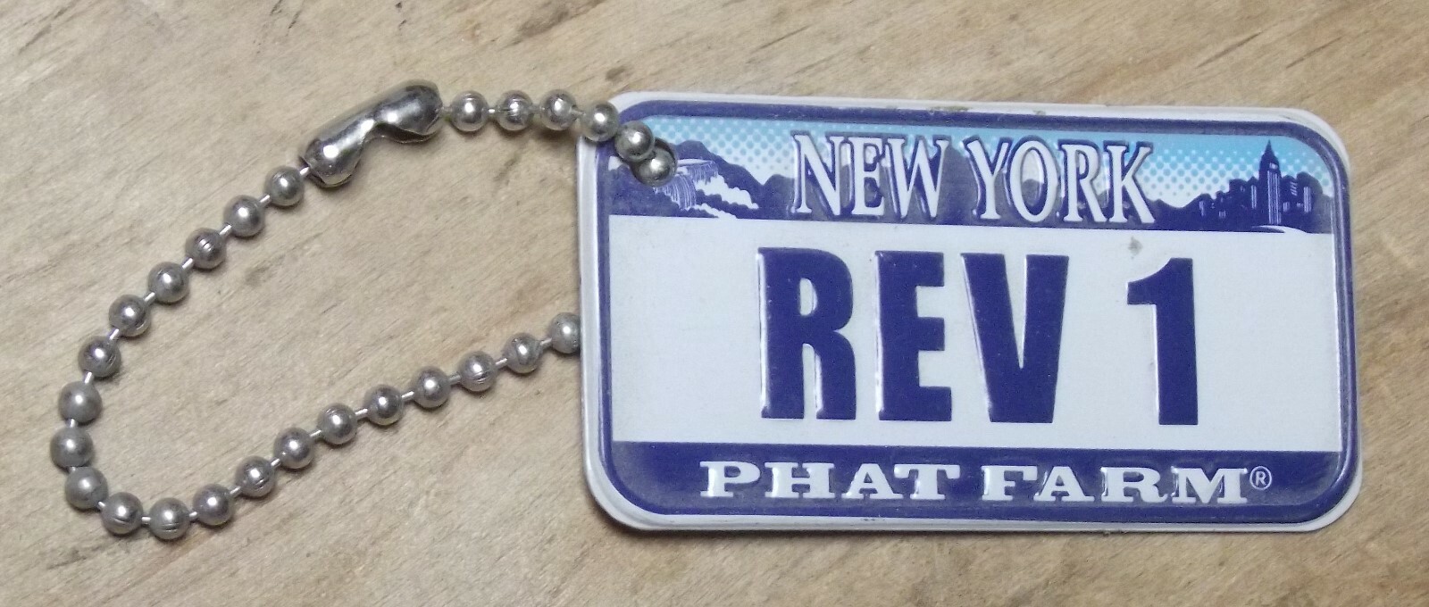 Ultra RARE Phat Farm REV 1 Plastic Key Chain