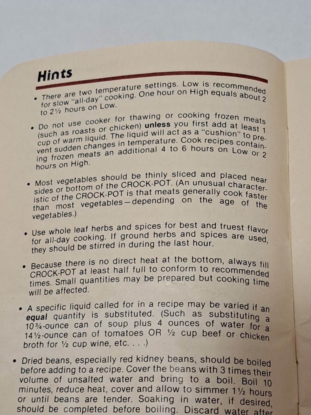 Vtg Rival Crock-Pot Stoneware Slow Cooker Instruction Manual & Recipes #3150