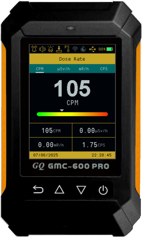 GQ GMC-600 Pro Geiger Counter Alpha, Gamma, Beta X-Ray Radiation Monitor