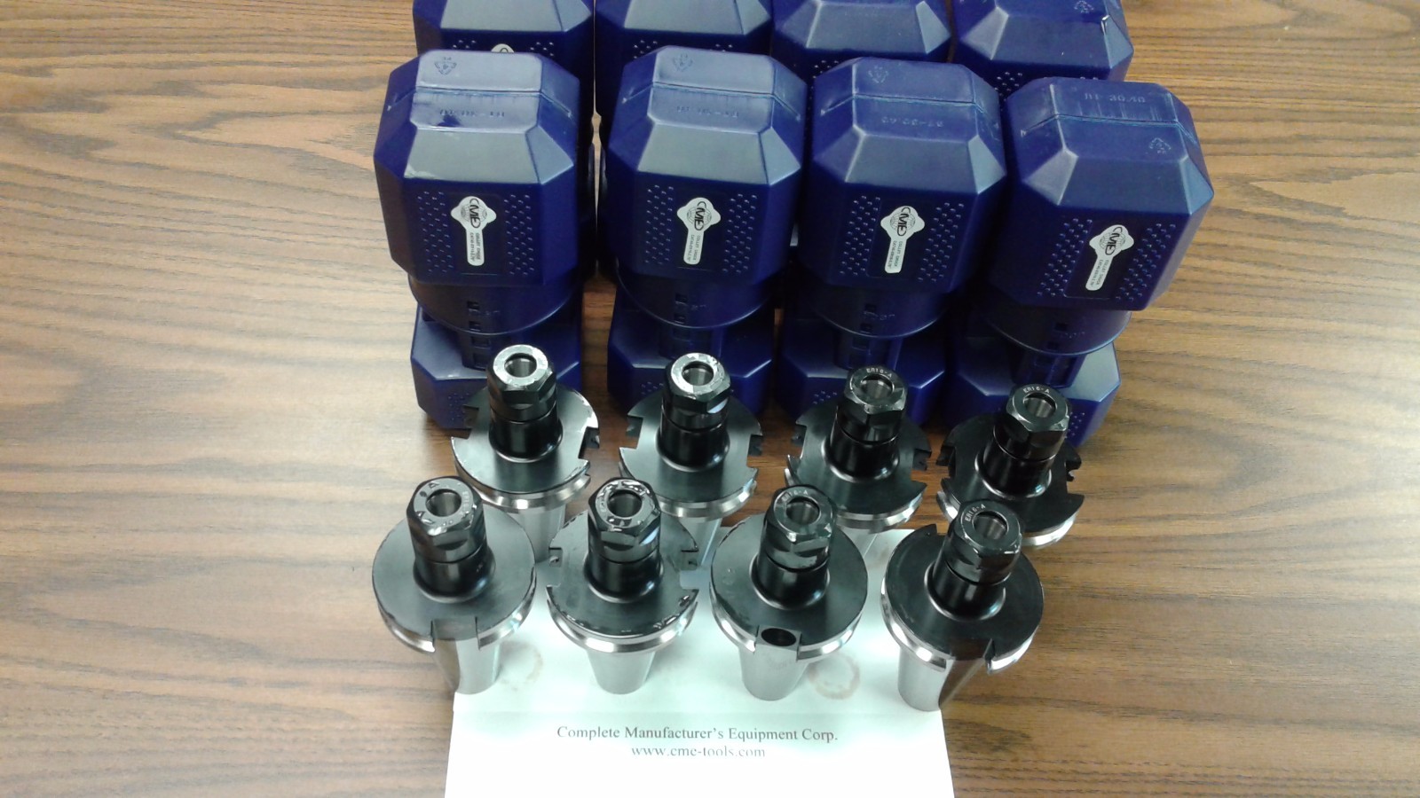 8pcs CAT40-ER16-2.76" COLLET CHUCKS balanced to G2.5/25000RPM #B25-CAT40-ER16