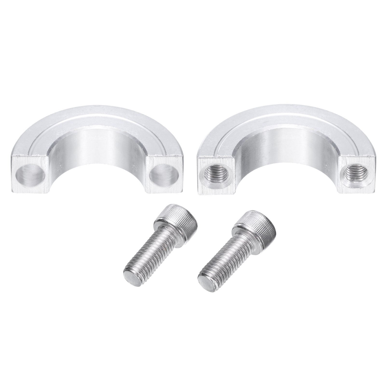 4pack Double Split Shaft Collar 1" Bore Aluminum Clamping Collar 1-3/4" OD