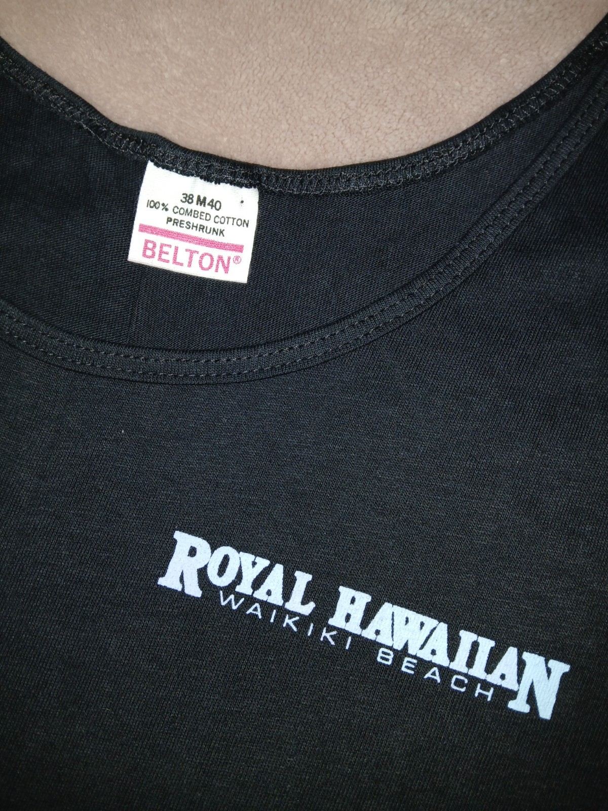 VINTAGE HAWAII T 1985 SHIRT ROYAL HAWAIIAN HOTEL WAIKIKI BEACH tank top sz M