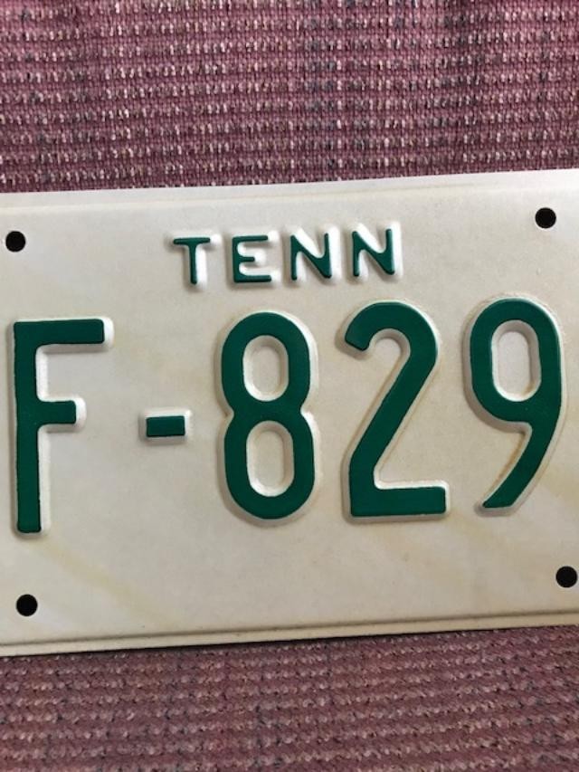 1979 Vintage Tennessee automobile License Plate New Never used.