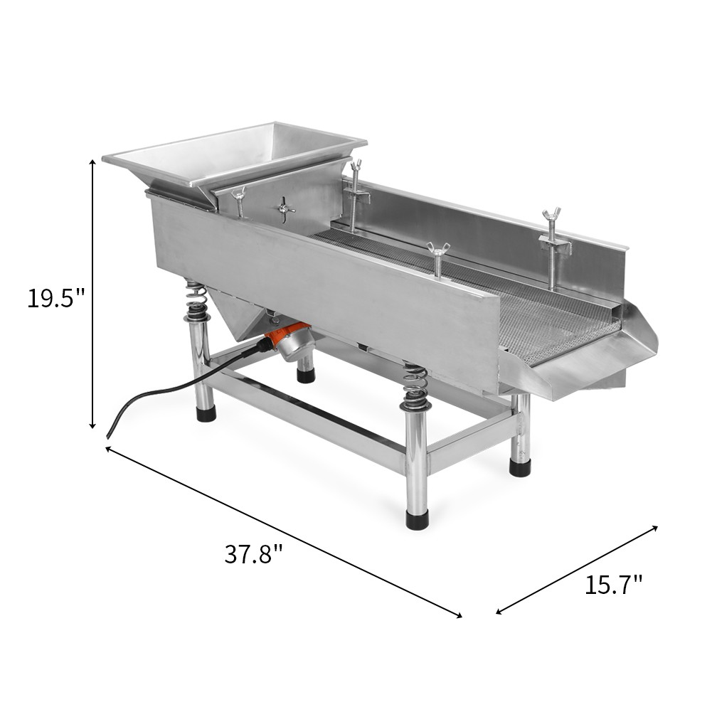 Commercial Vibrating Sifter Screening Machine Industrial 110V Shaker