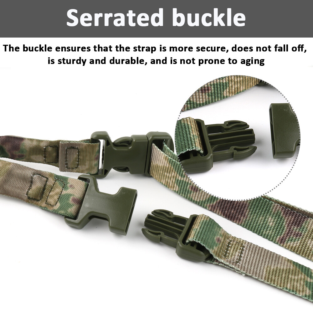 Single Point Rifle Sling Bungee Adjustable Strap MLOK Quick Release Sling Swivel