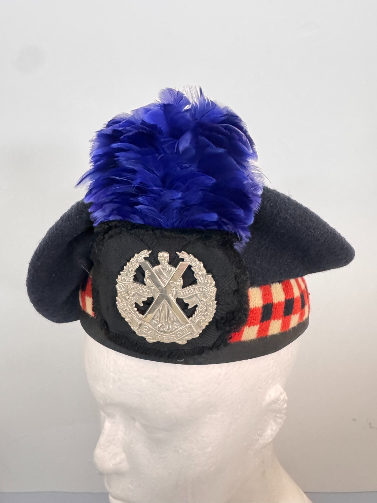 British Army Liverpool Scottish (Cameron Highlanders) Diced Tam O Shanter Cap