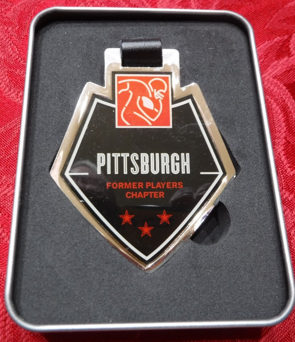 PITTSBURGH STEELERS NFL PLAYERS ASSOCIATION LUGGAGE TAG FORMER PLAYERS CHAPTER