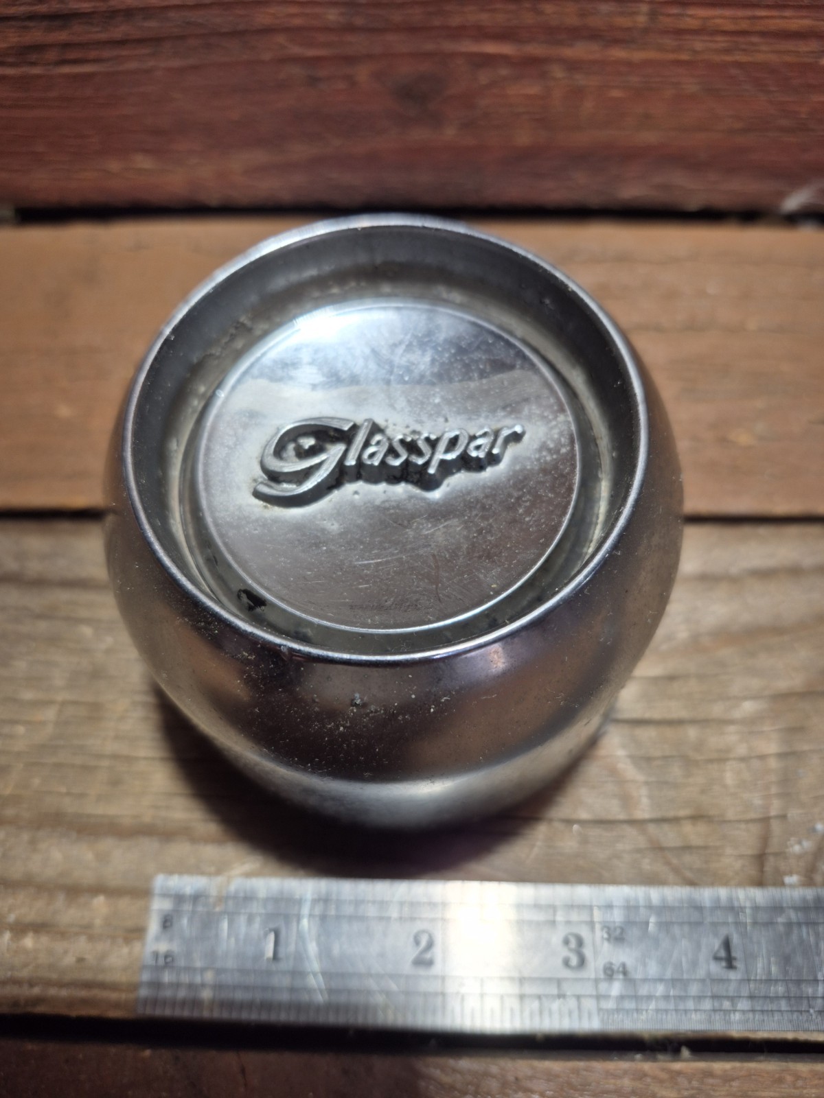 Vintage Glasspar Boat Part Wheel Cap Steering Wheel Speedboat Ski Boat Marine