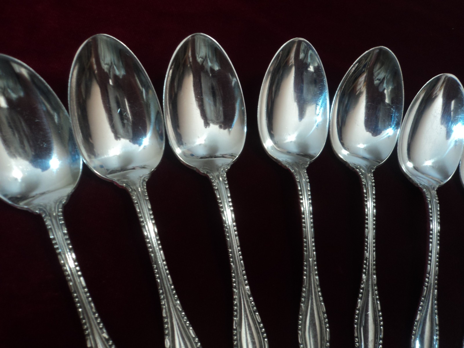 Silverplate Flatware Lot of 12 Teaspoons Wm Rogers YORK 1900