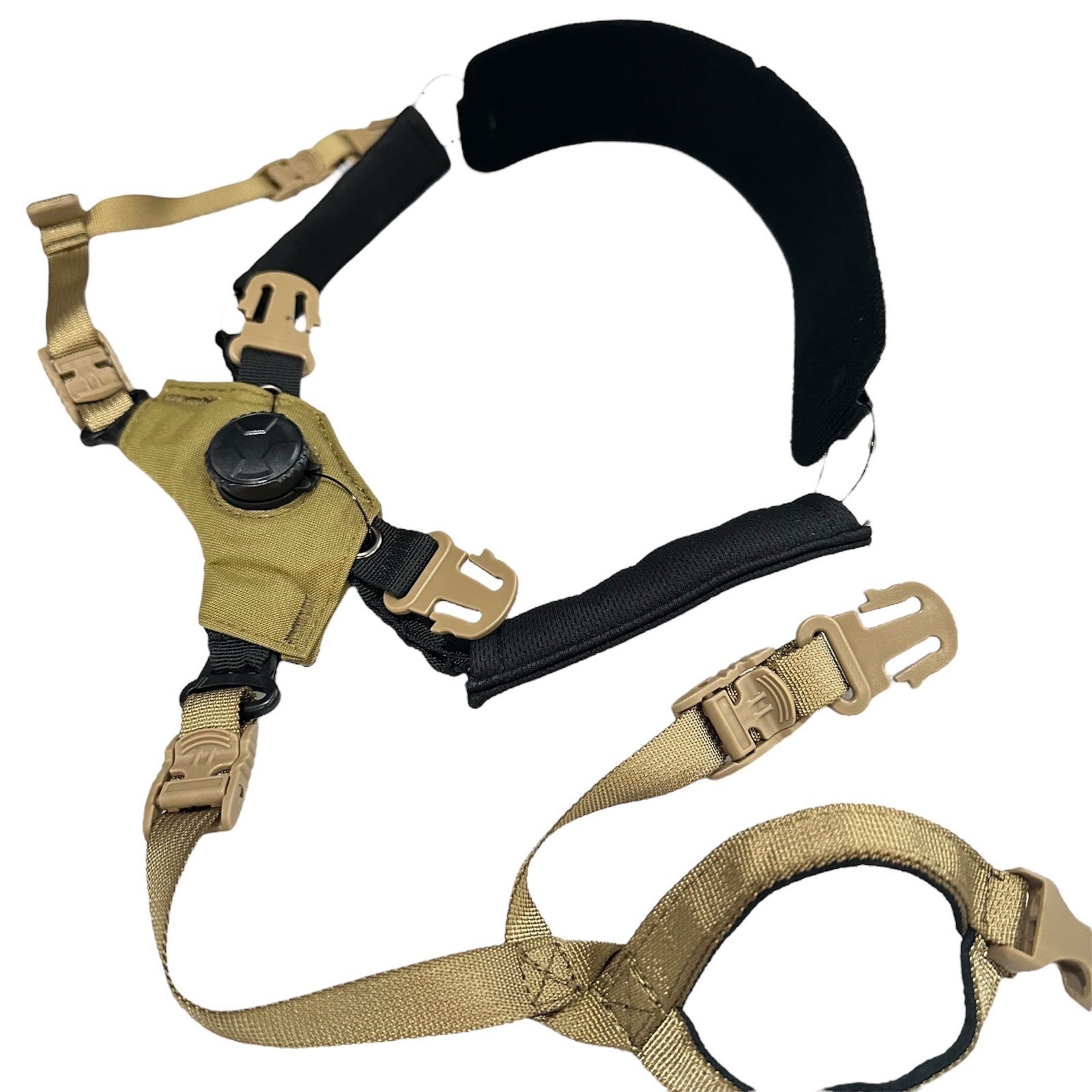 US Army 3M Ceradyne IHPS F70 Helmet Boltless 4 Point BOA Dial Chinstrap Harness