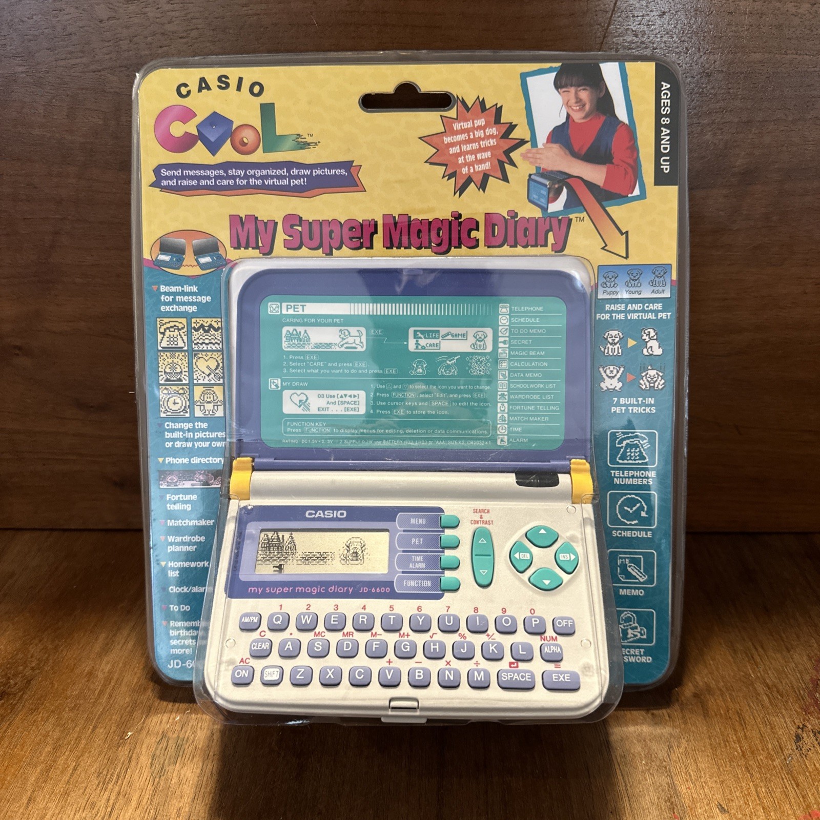 BRAND NEW RARE JD-6600  Casio My Super Magic Diary  Pet Action