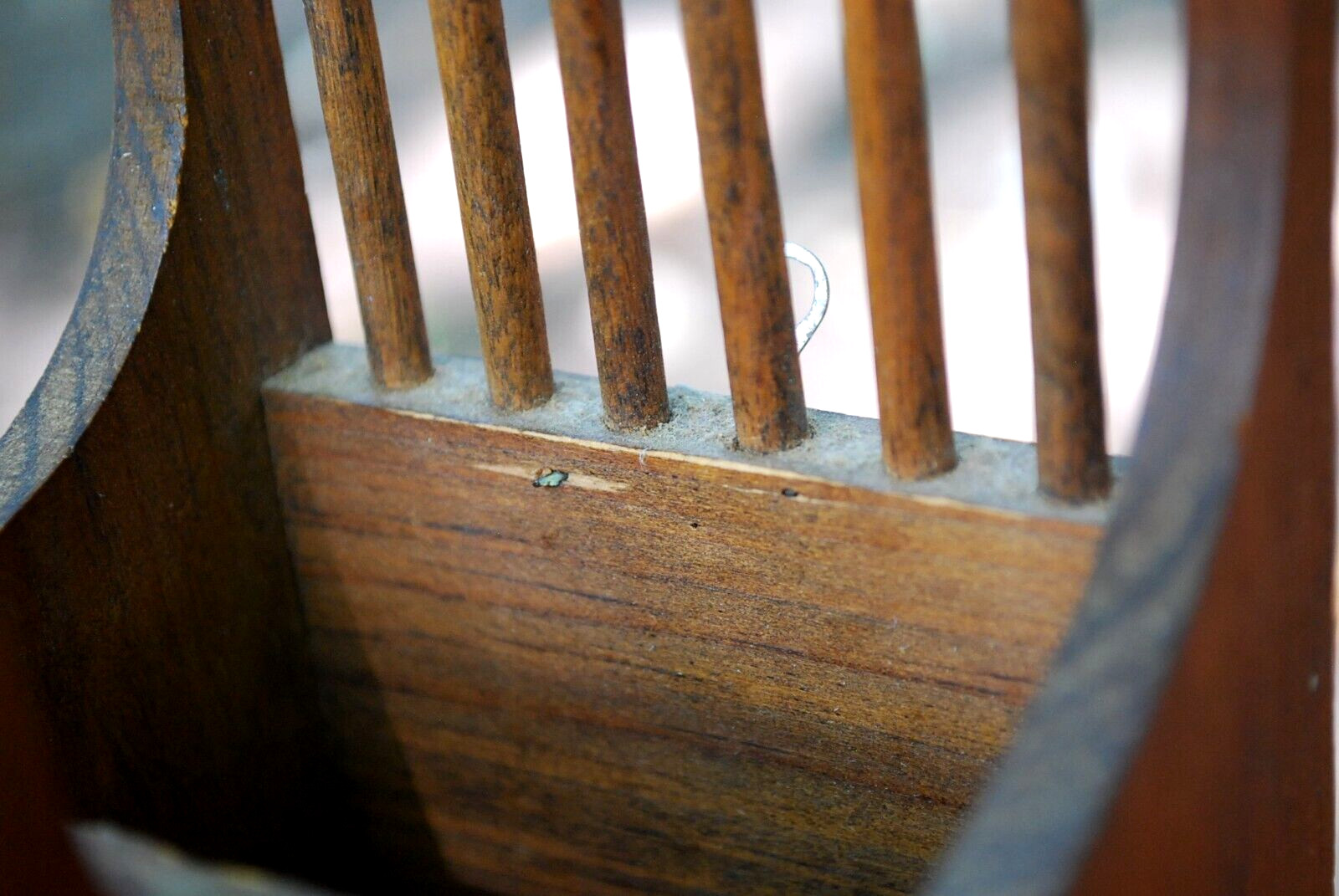 Antique Primitive HANDMADE WOOD CRANBERRY/BLUEBERRY HARVESTING SCOOP Rake Box