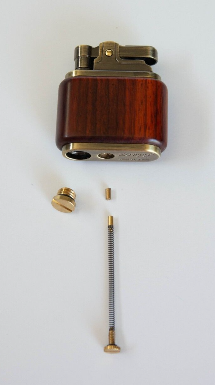 VINTAGE STYLE SINGLE CLICK LIGHTER Classic Retro Fuel Saving Lighter O Ring USA