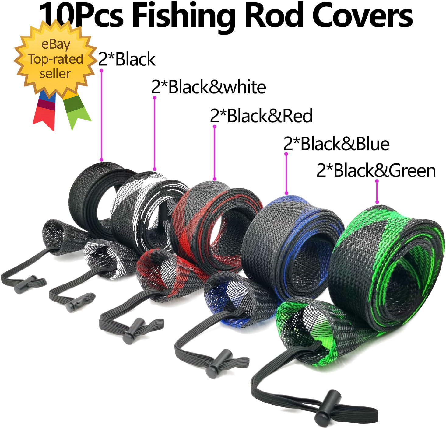Rod Sleeves Fishing Rod Sleeves Socks Fishing Poles Fishing Rod Sleeves Cover