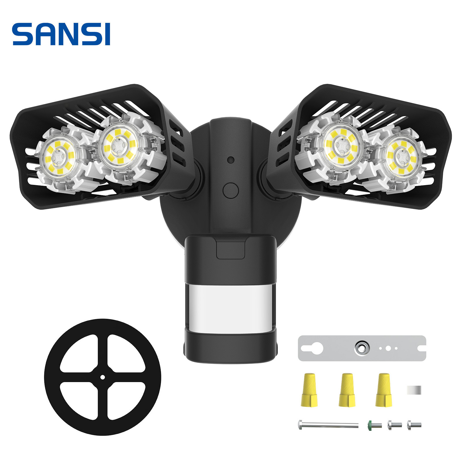 SANSI Outdoor Security Light 1800LM LED Motion Sensor 18W Night Light Wall Lamp