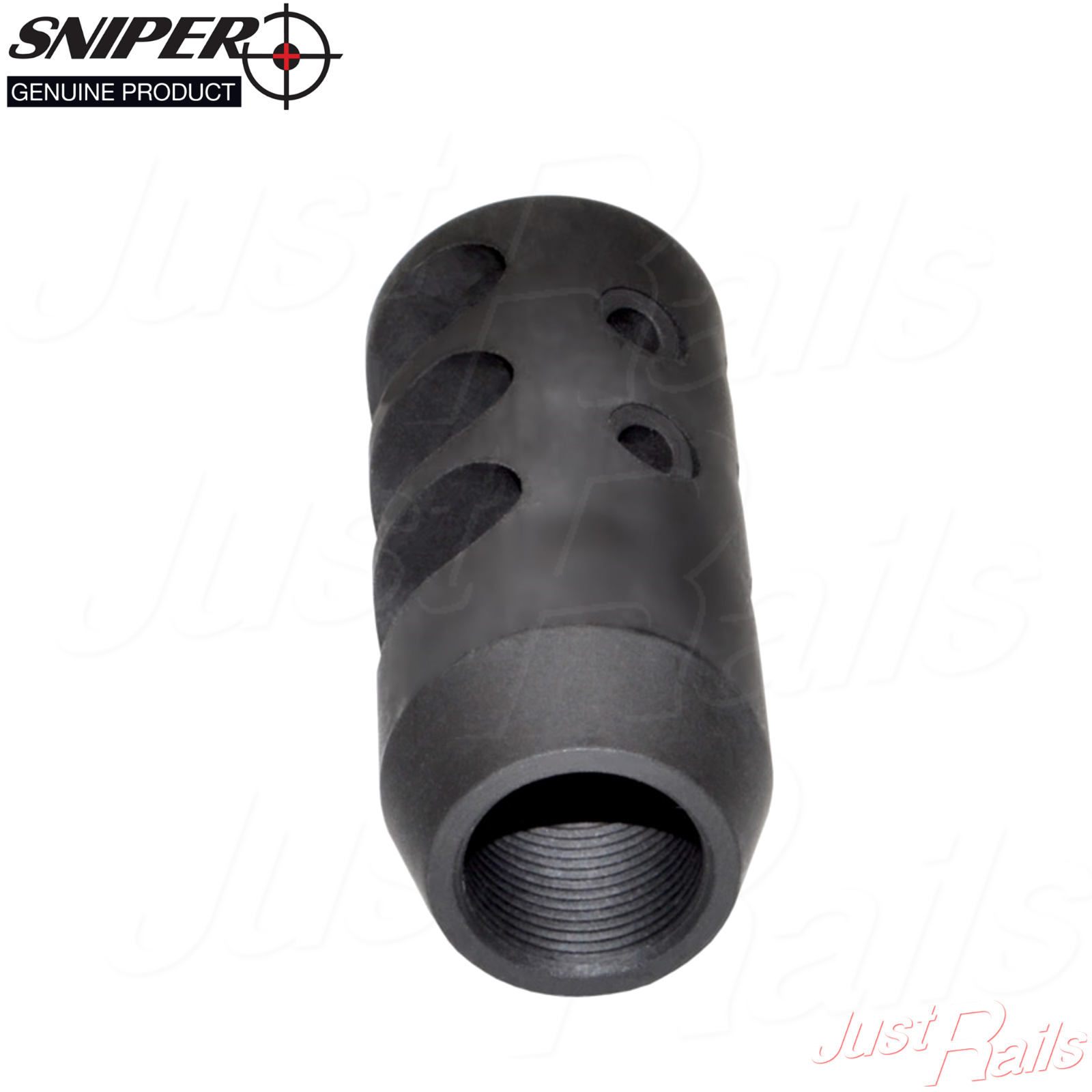Steel Muzzle Brake .308 / 7.62 5/8"x24 Recoil Compensator Jam Nut + Crush Washer