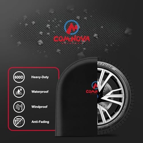 RV Tire Covers 4 Pack, Tough Tire L - Fit Tire Diameter 30"-32" Black - 4 Packs