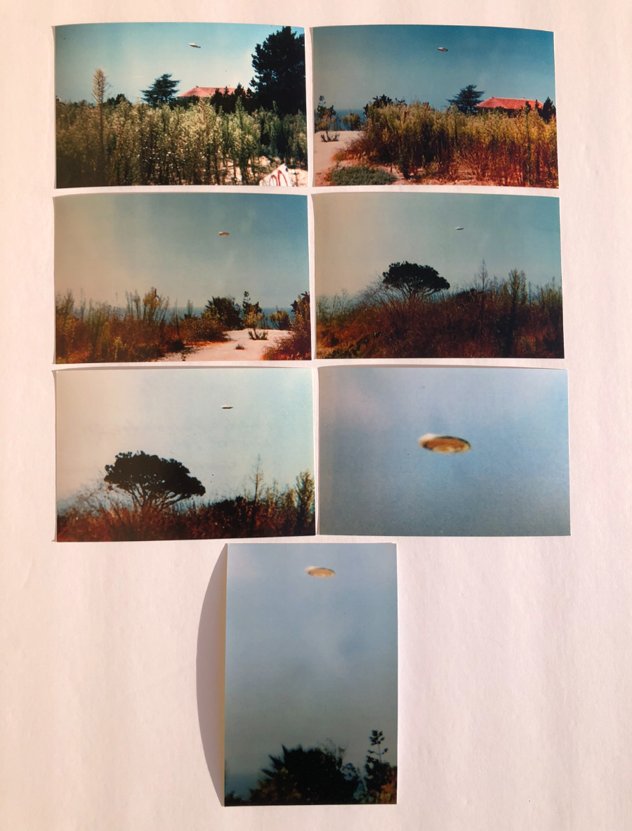 Rare Steve Thomsen Pacific Palisades UFO Clower Case Flying Saucer 7 Photo Lot!