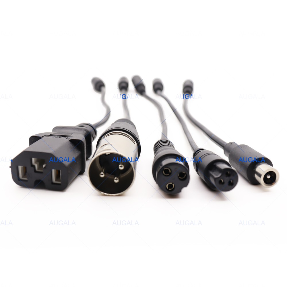 Ebike Scooter Charger Conversion Adapters For 5.5x2.1mm DC Plug Battery Charger