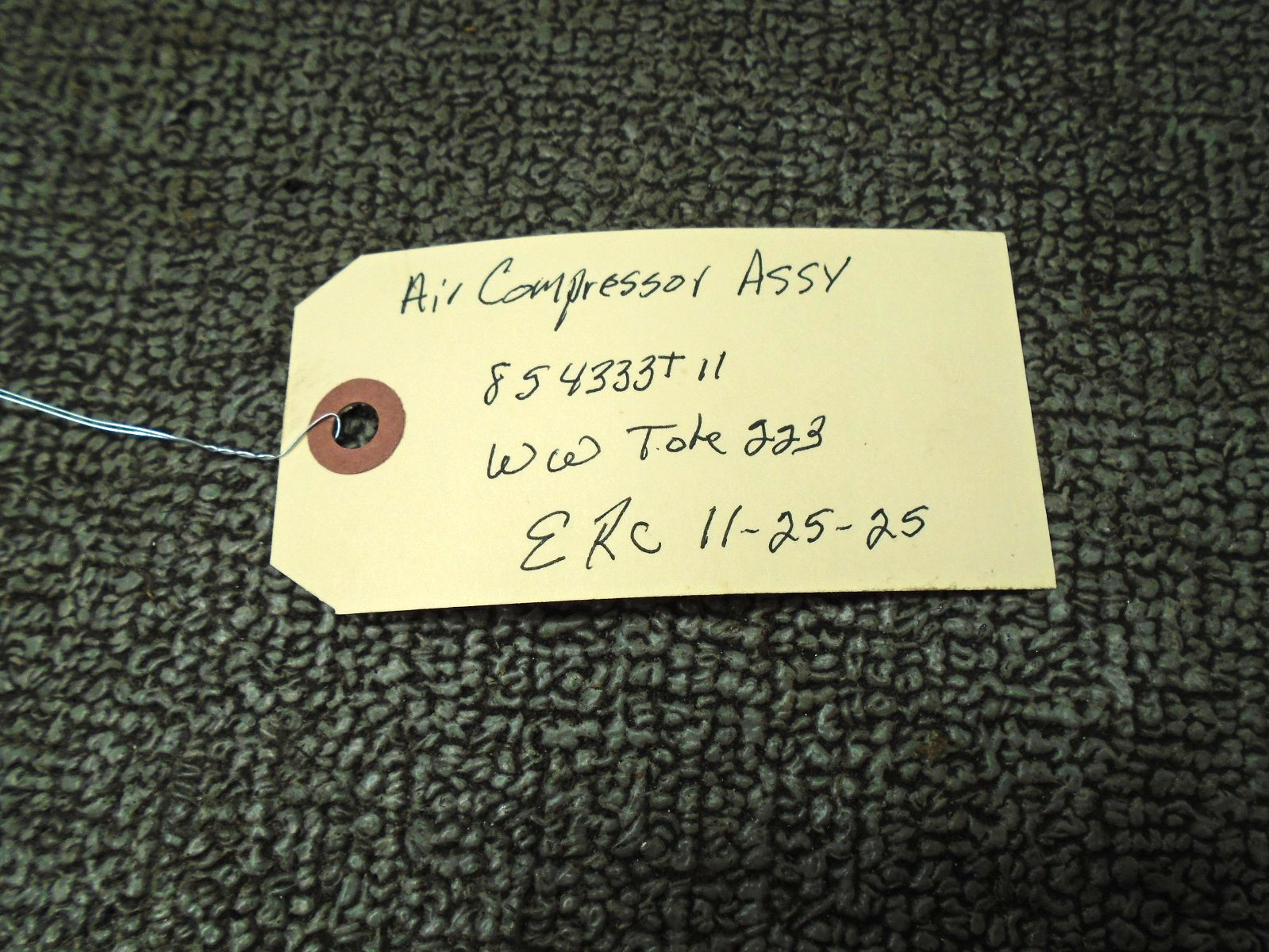 OEM AIR COMPRESSOR 854333T11 MERCURY OPTIMAX OUTBOARD MOTOR 75 90 115 HP PART