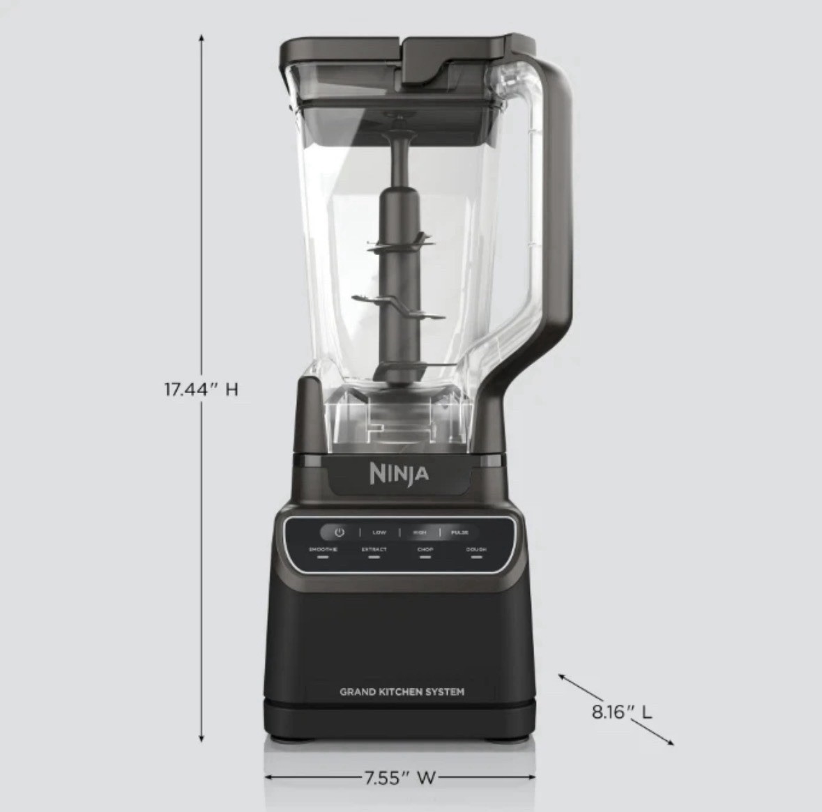 Ninja Grand Kitchen System Blender 1200W 4 Preset Programs 3 Speeds KS500 Black