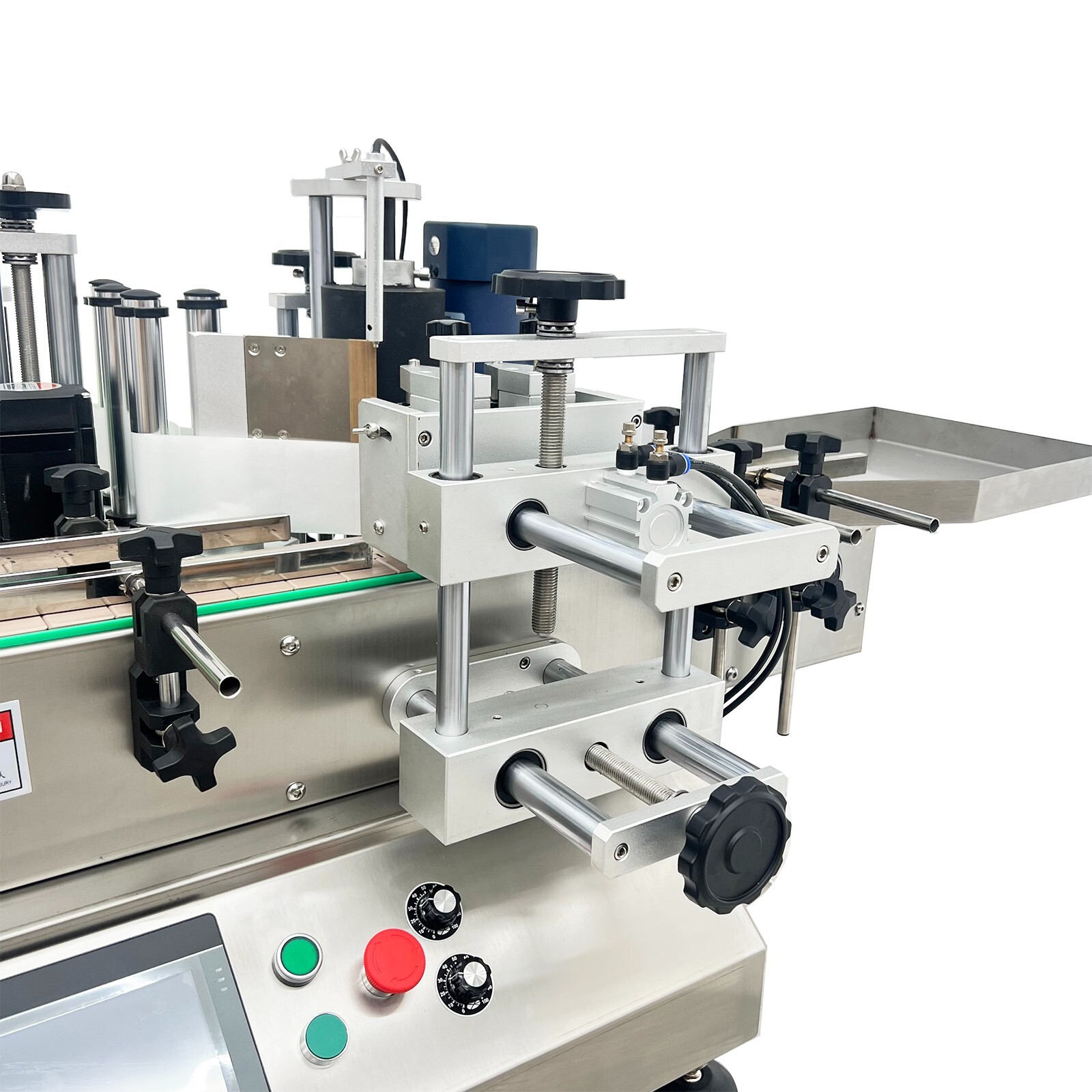 Automatic Round Bottle Labeling Machine Bottle/Can/Wine Labeler Full Label 110V