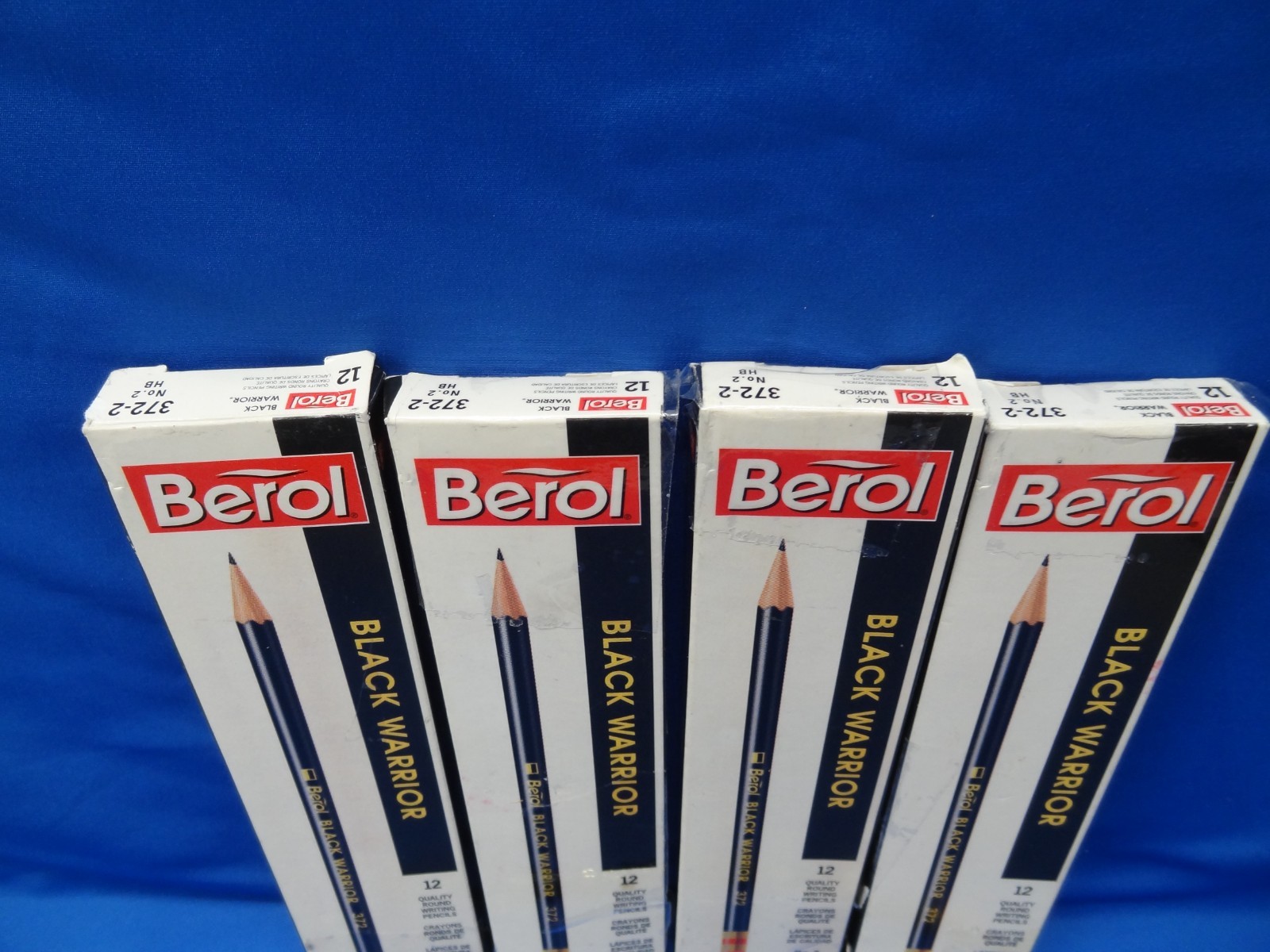 Berol (46) Black Warrior No. 2 HB Pencil Round Writing 372-2 Medium-Soft 1992