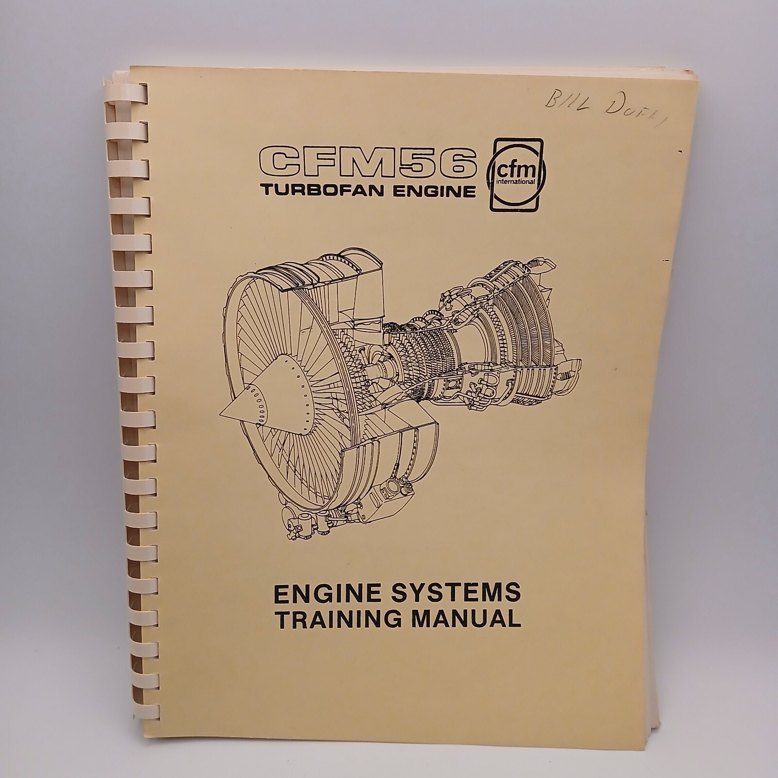 Vintage CFM International CFM56 Turbofan Engine - Engine Systems Training Manual