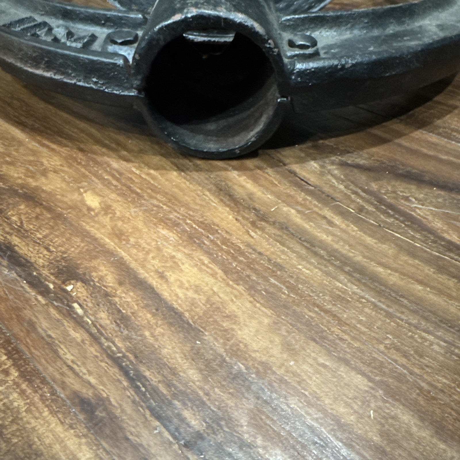 Antique Cast Iron USA Farm School Dinner Church Bell With Yoke 8.5” inches