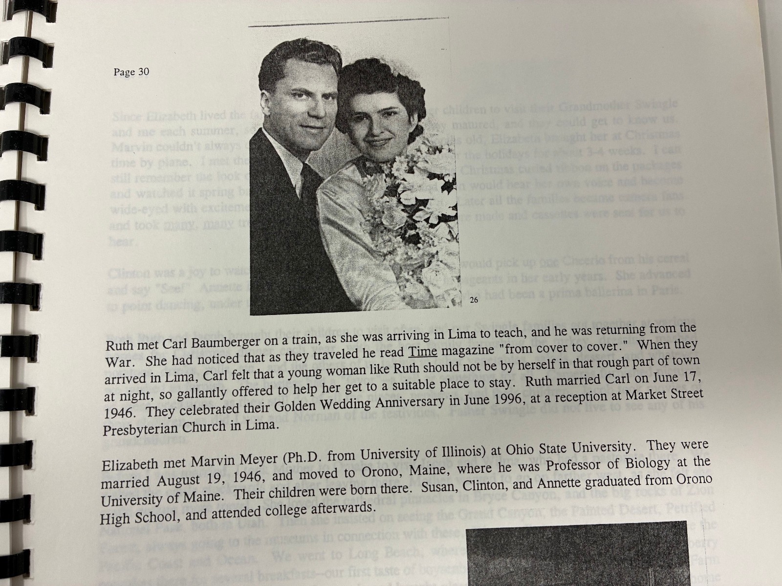 1900s Farm Family Rural Life History Muskingum County Ohio Typed Diary Memoir