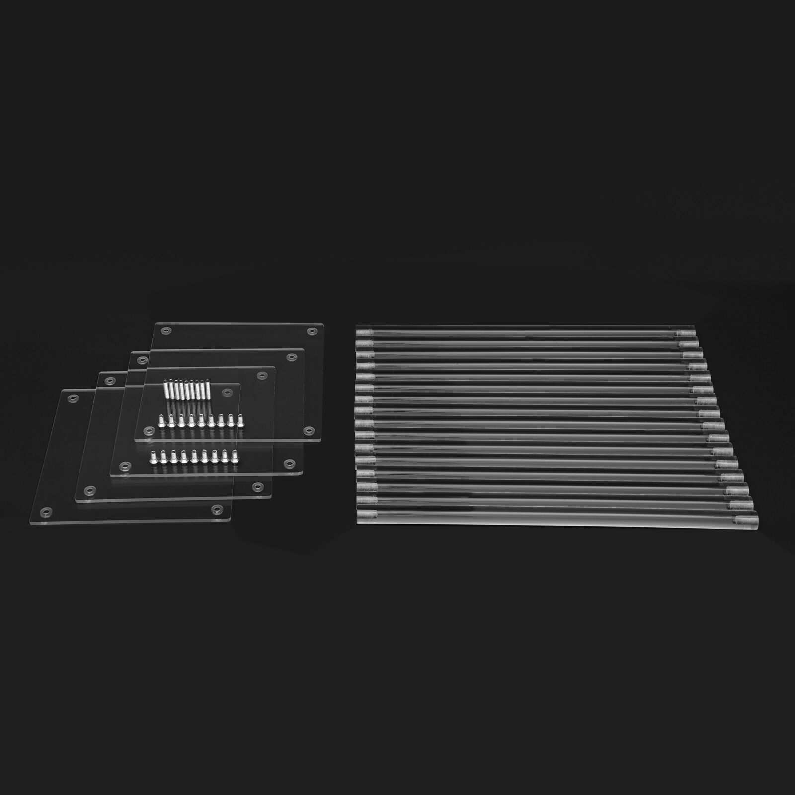 2pcs Tall Elegant Decorative Vase Column Acrylic Flower Stand Display Wedding