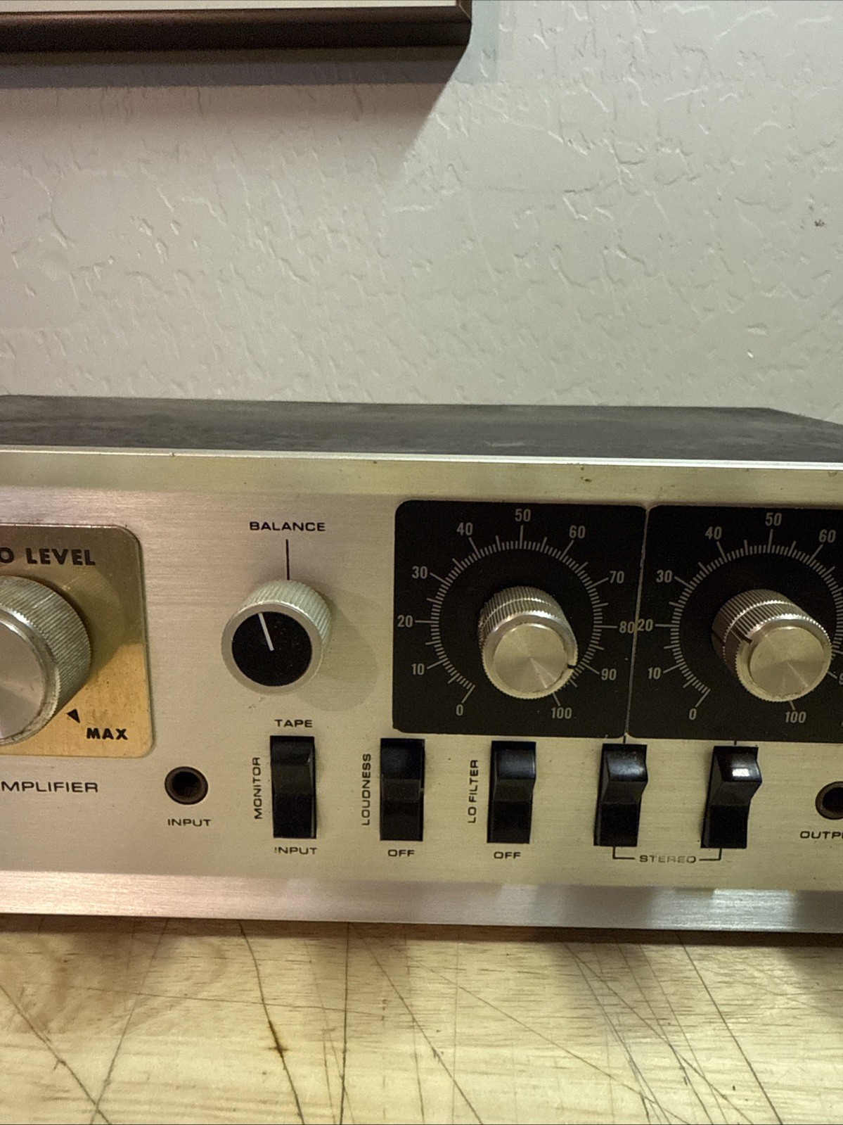 VINTAGE DYNACO PAT-4 STEREO PREAMPLIFIER POWERS ON UNTESTED AS-IS