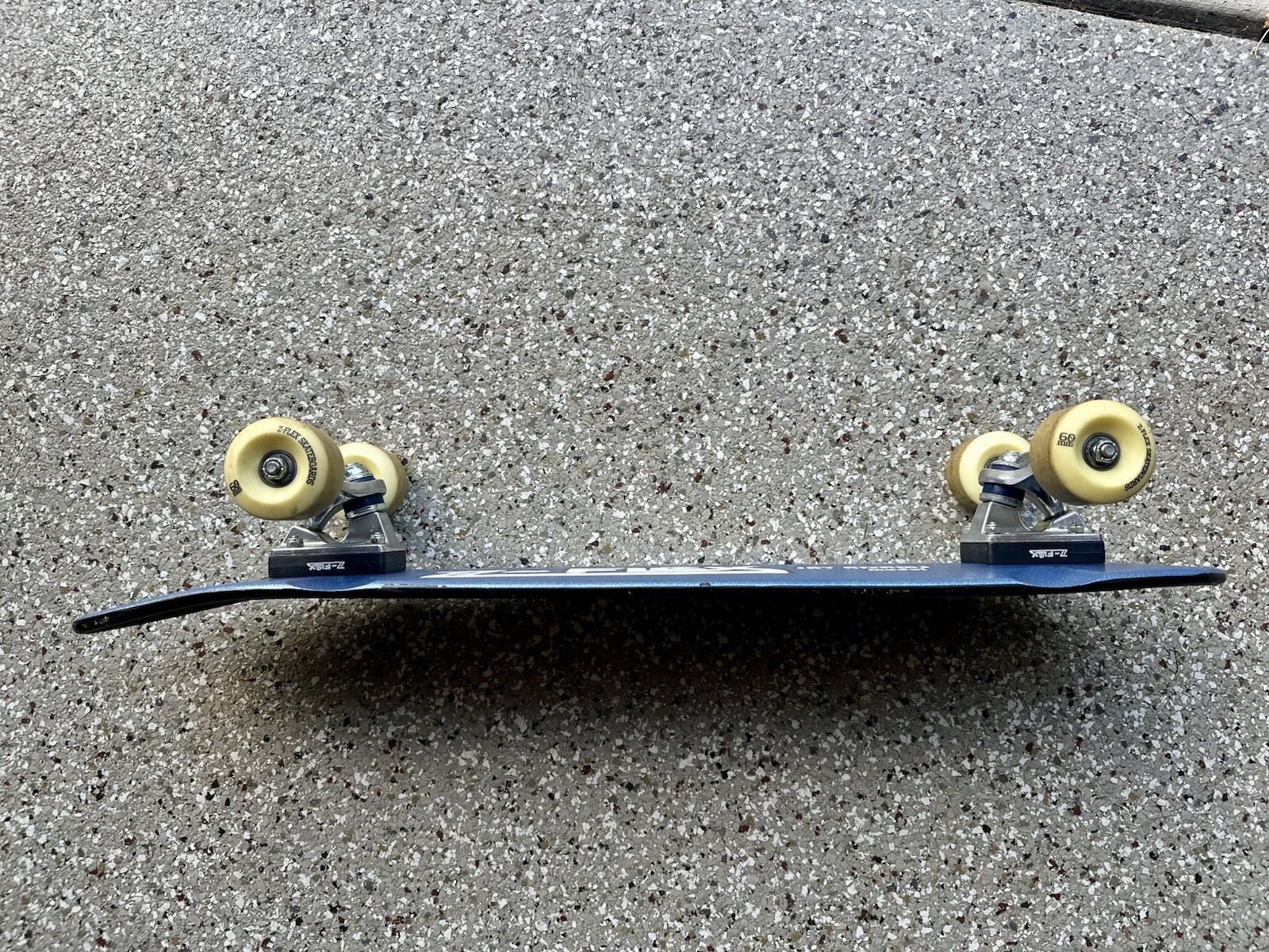 Z Flex Jay Adams Model Complete Skateboard Blue Sparkle Rare Old School Shape