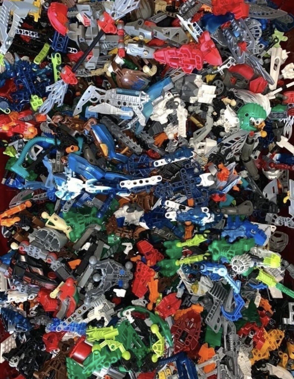 LEGO BIONICLE Hero Factory Bulk Lot 100+ Parts Pieces MASKS MOCs