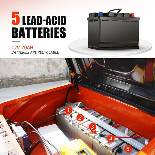 Electric Forklift 2.5Ton 5500lbs W/60V 70Ah Charger Side Shift Solid FREE SHIP