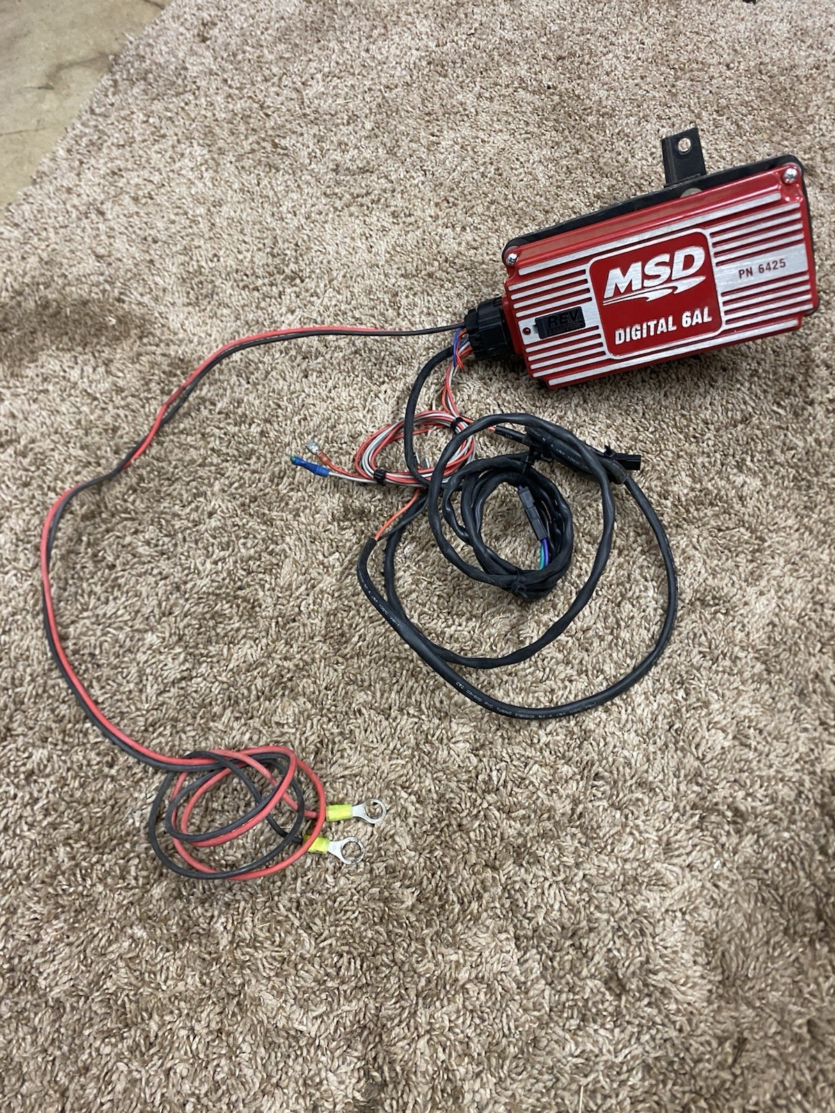 MSD Ignition Digital 6AL Box 6425 Fender Well Bracket Great Condition Like New