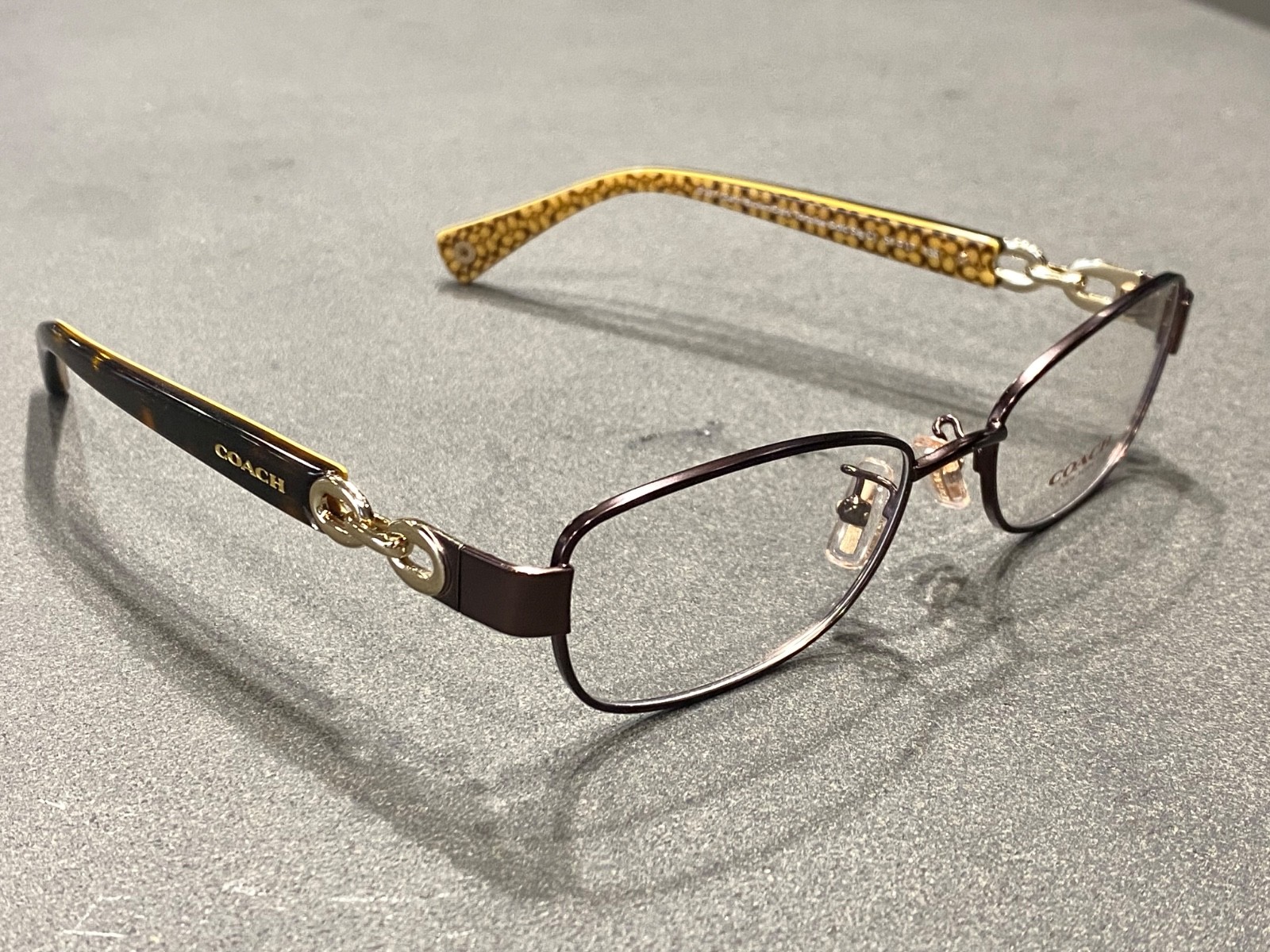 COACH HC 5054 9187 Women’s Eyeglasses | Satin Brown 51-17-135mm Authentic