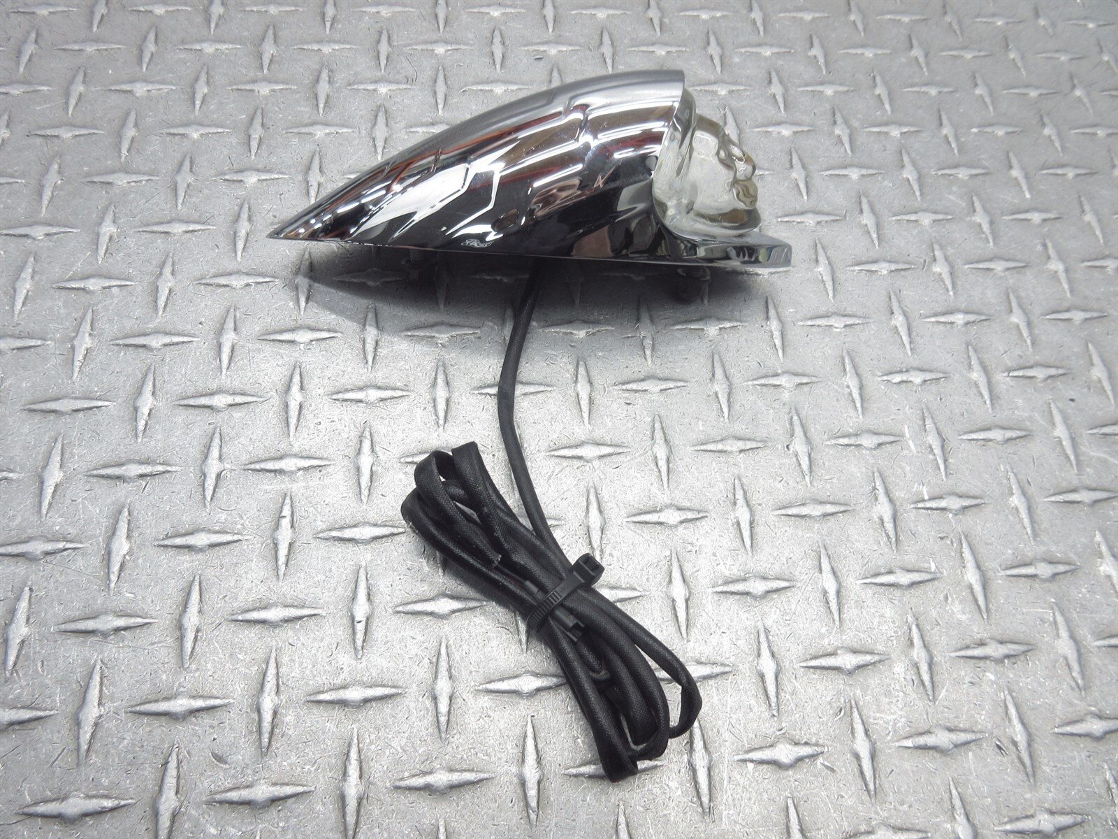 2018 17-19 Indian Roadmaster Premium Front Fender Headdress Emblem Logo Light