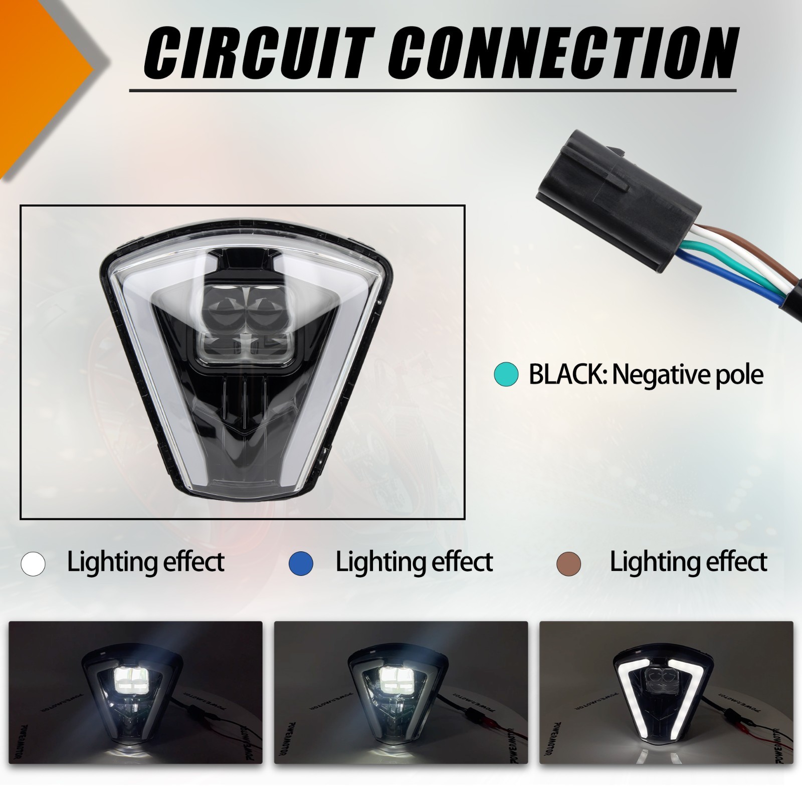 Motorcycle Headlamp Core For GASGAS EX EC 2024 2025 Motocross Headlight Parts