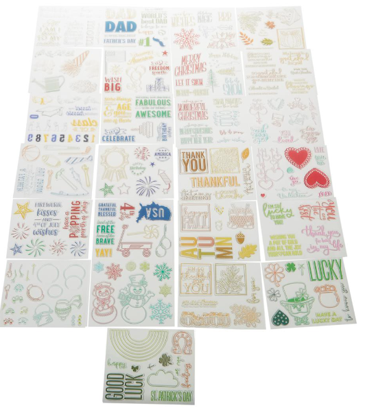 Diamond Press Year of Stamps 220pc Mega Set All Occasion Cardmaking 775883