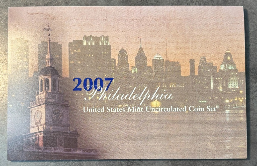 2007 P & D US Mint Complete Uncirculated Set 28 Coins w/ COA