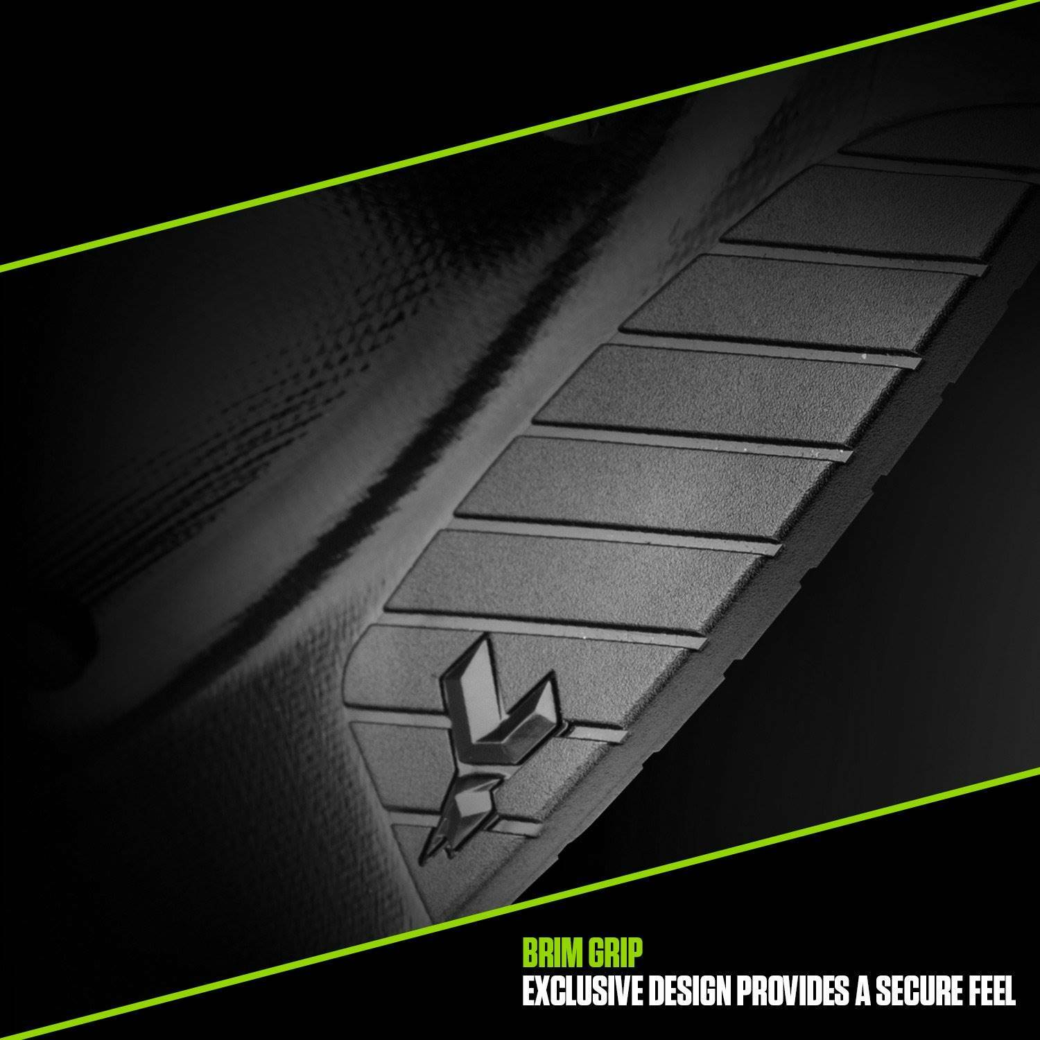 Lift Safety HDF-50C19WC Dax 50/50 Carbon Fiber Full Brim Hard Hat White-Black