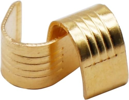 10Pcs Gold 3D Printer Belt Copper Buckles Open Timing Rubber Fixing...