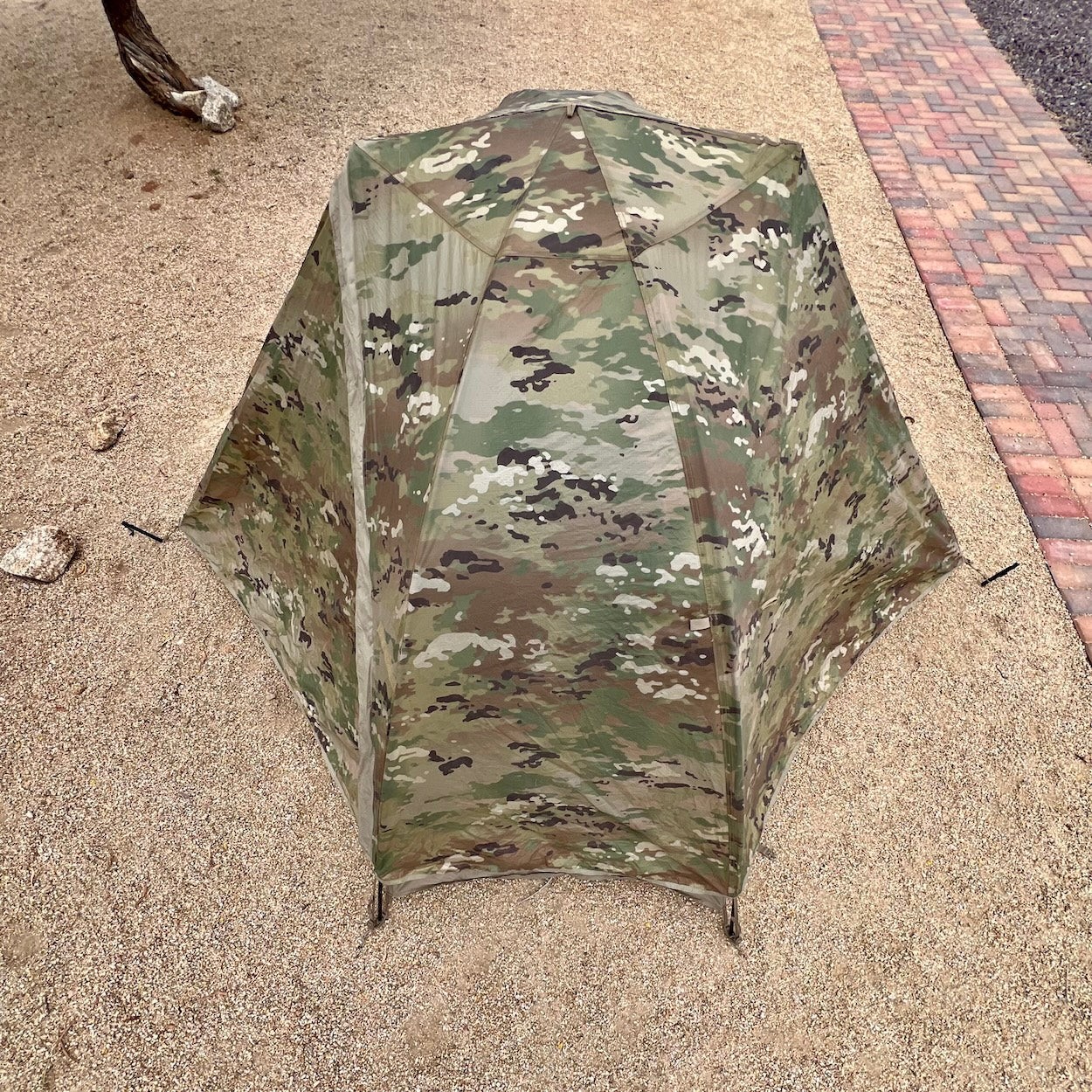 LiteFighter Combat Tent - US Army Issued One Person OCP Multicam - Lightweight