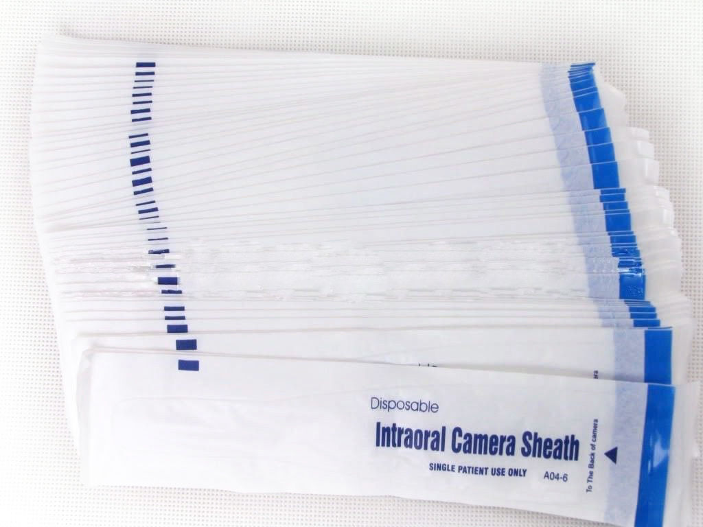 100/200/400/500PCS Dental Intraoral Camera Sleeve/Sheath/Cover Disposable A04-6A