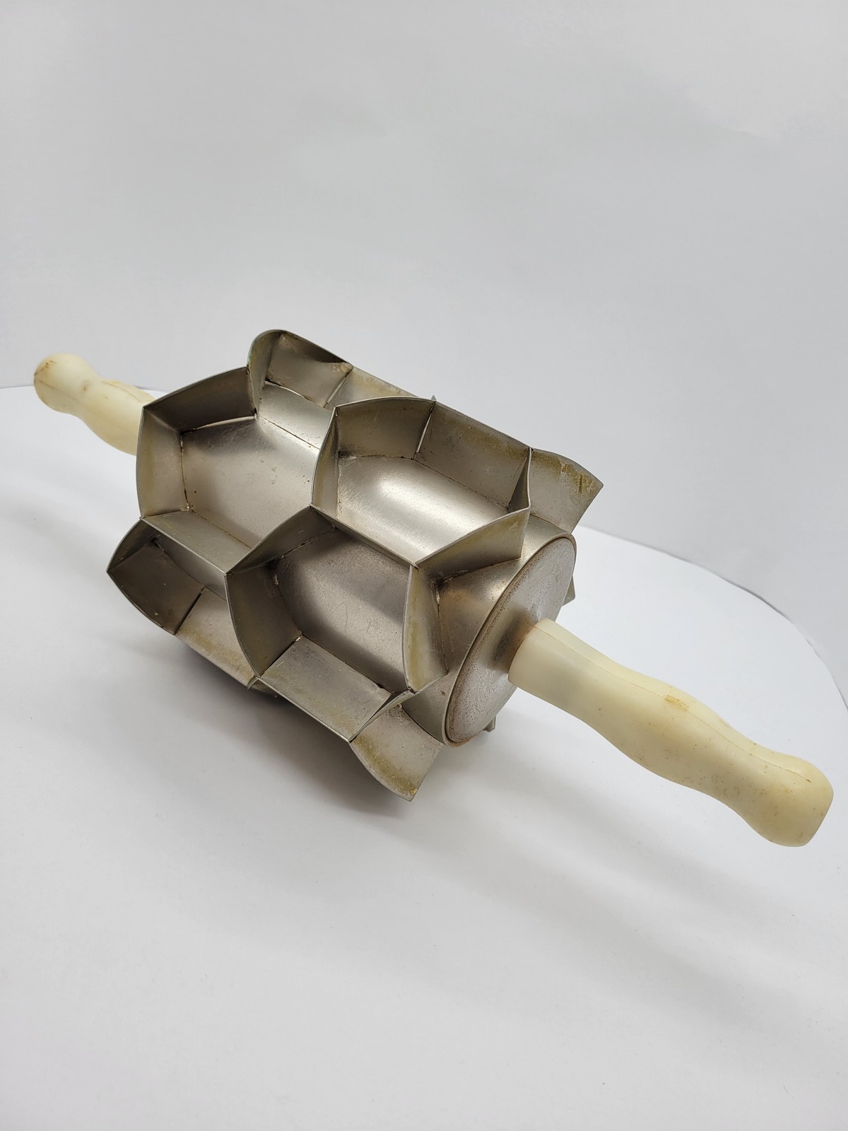 Moline Commercial Rotary Rolling Biscuit Donut Dough Cutter Hexagon Vintage