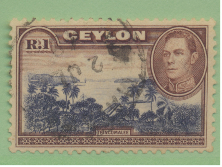 Ceylon Stamp Scott #287, Used