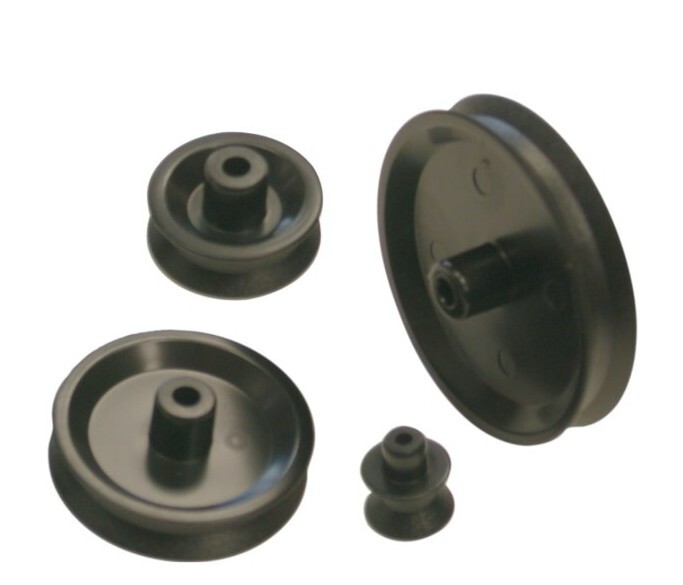 5 Pkgs Plastic Pulley Wheels DIY Model Toy Hobby Educational STEM Projects New